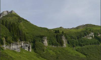 Difficile d´imaginer qu´il y a un sentier...