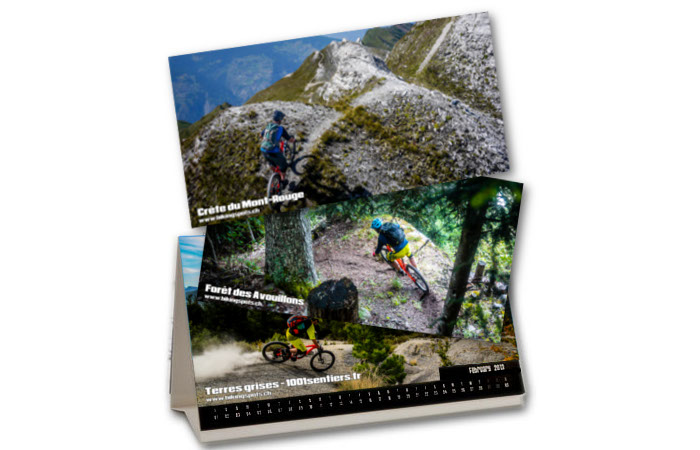 Calendrier bikingspots 2018 - les plus belles photos des sorties réalisées en 2017